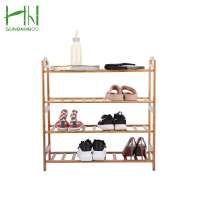 New Design custom made bamboo products shoe rack stool