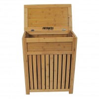 Bamboo Laundry Hamper Clothes Hamper with Bamboo Lid